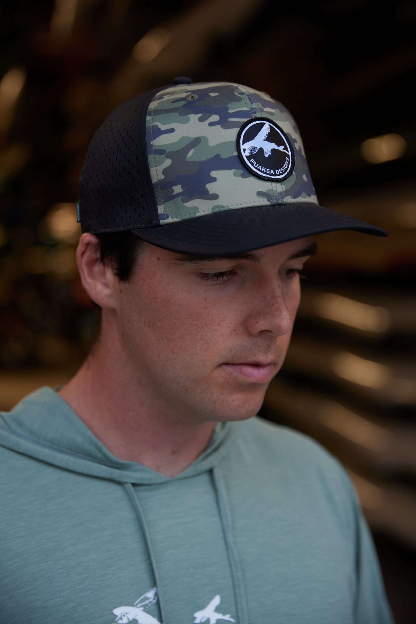 Puakea Camo Perforated Hat