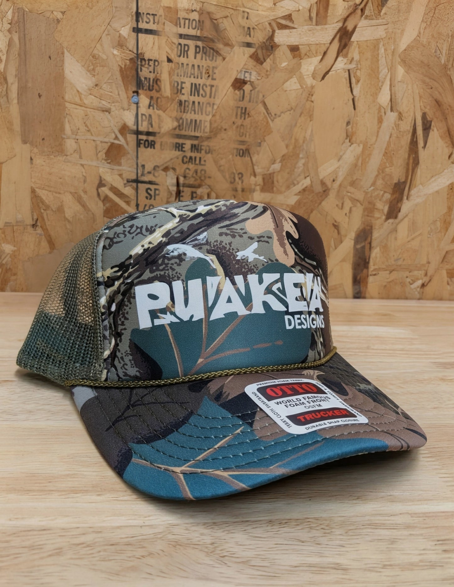 NEW! Puakea Camo Trucker