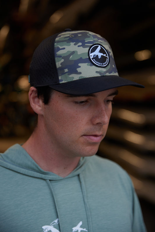 NEW! Puakea Perforated Camo Hat