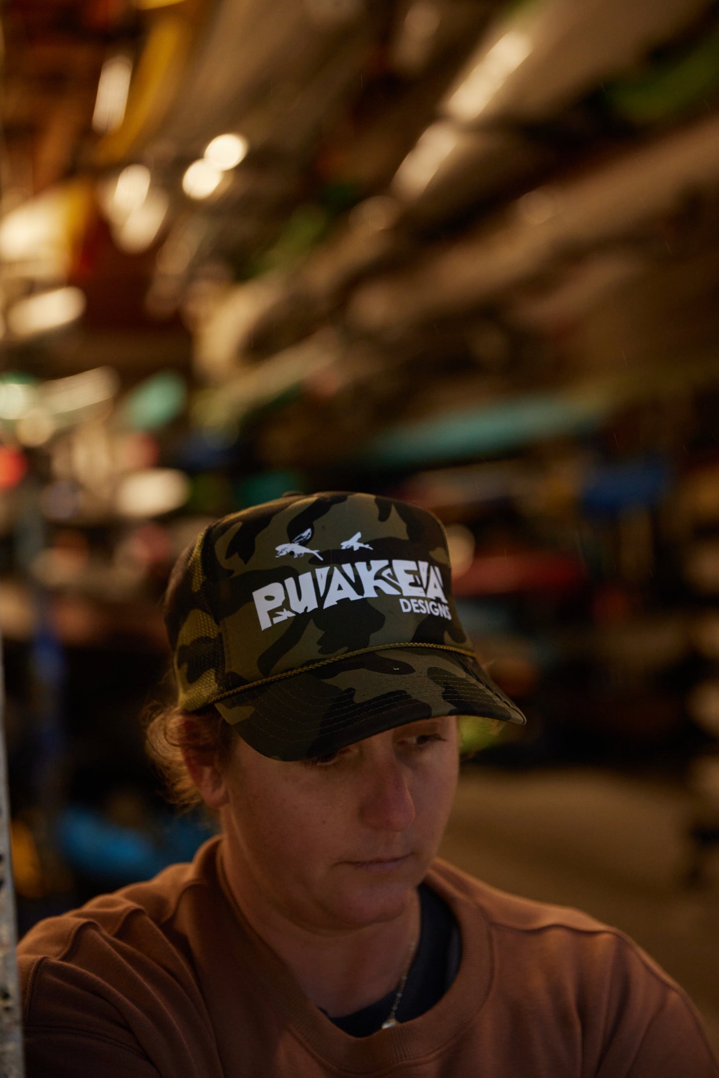 Puakea Camo Trucker Hat